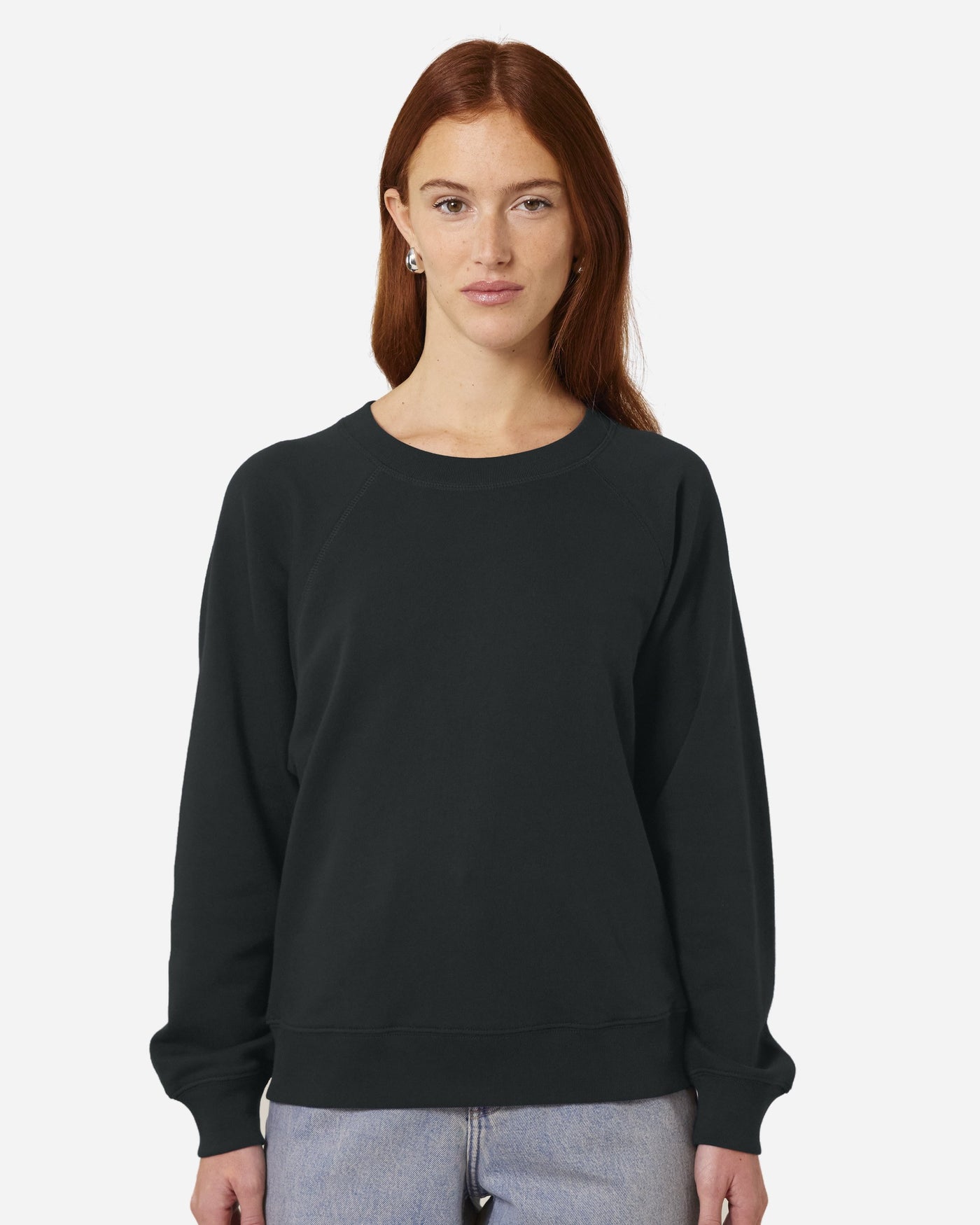 Sweat femme Stella Clara porté, coloris Black