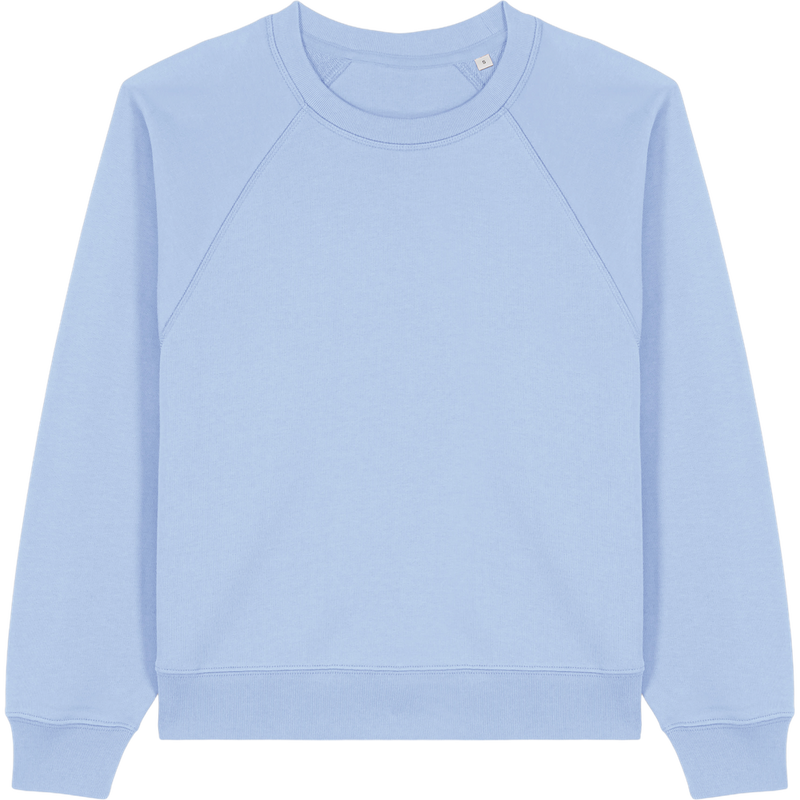 Sweat femme Stella Clara à plat, coloris Blue Soul