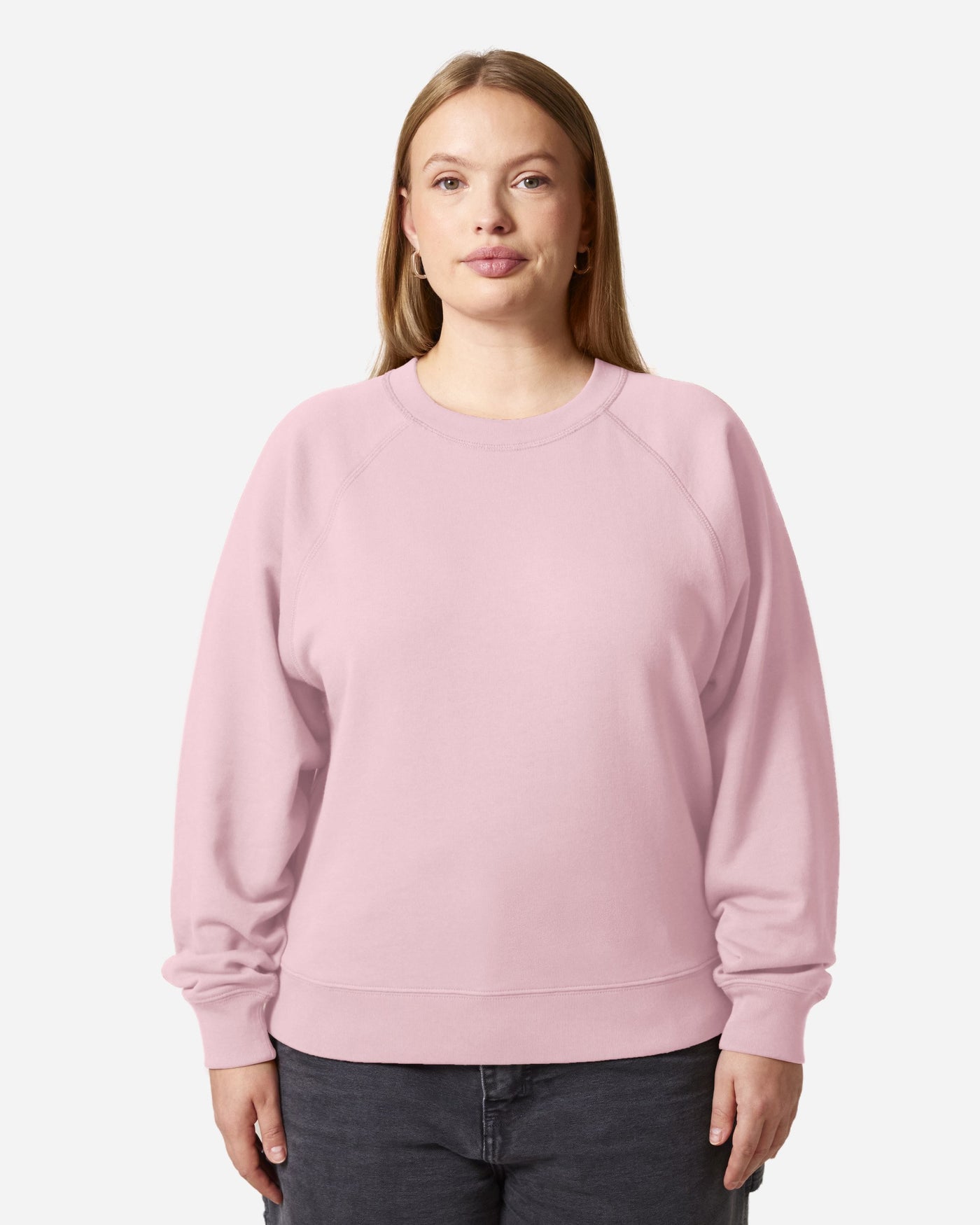 Sweat femme Stella Clara porté, coloris Cotton Pink
