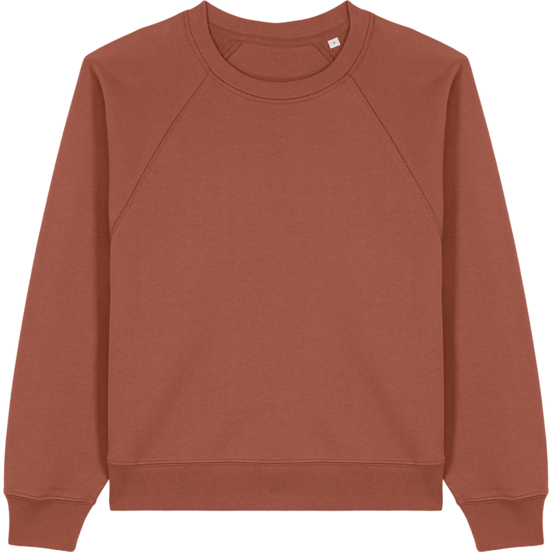Sweat femme Stella Clara à plat, coloris Heritage Brown