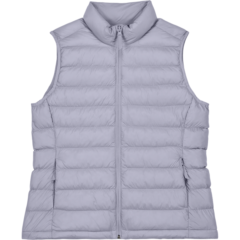 Doudoune sans manches femme Stella Climber 2.0 à plat, coloris Lavender