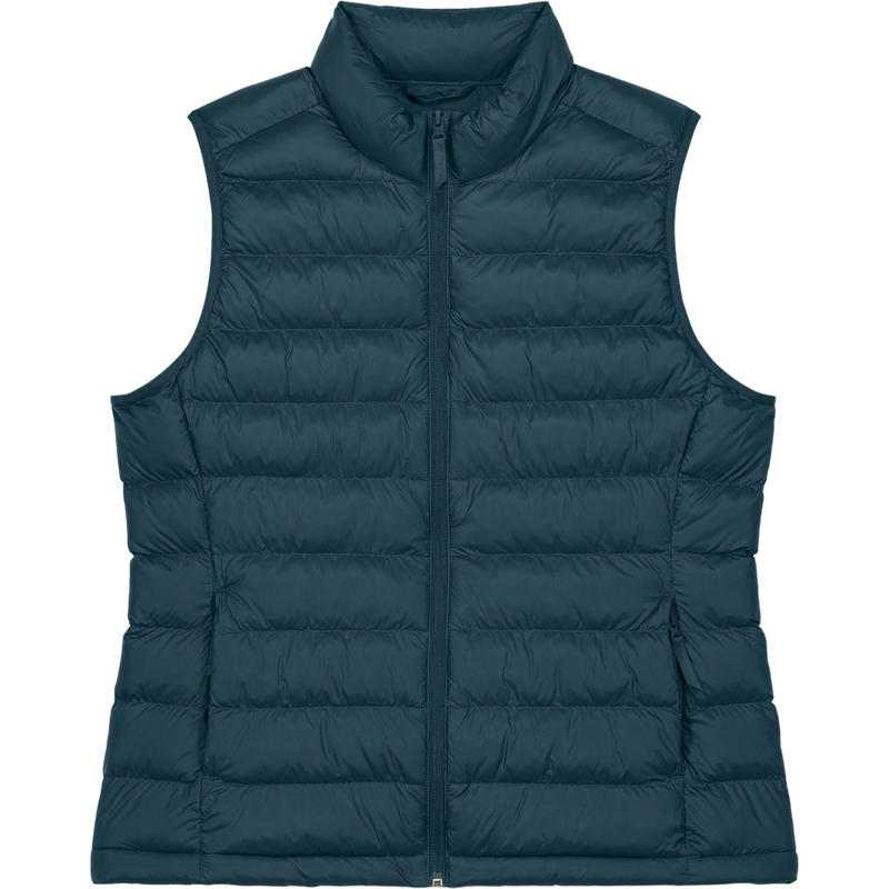 Doudoune sans manches femme Stella Climber 2.0 à plat, coloris Stargazer