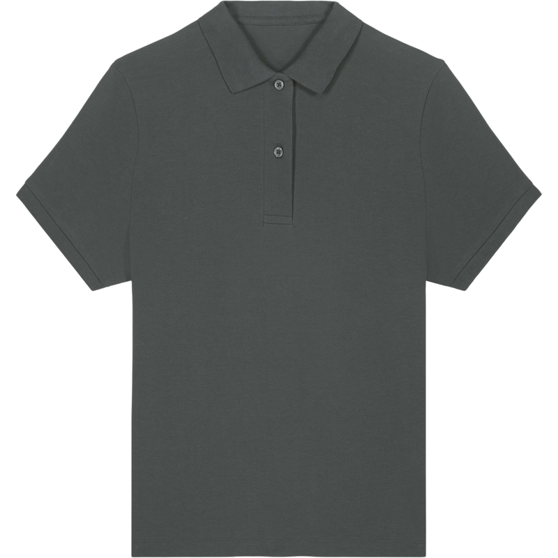 Polo femme Stella Coaster à plat, coloris Anthracite