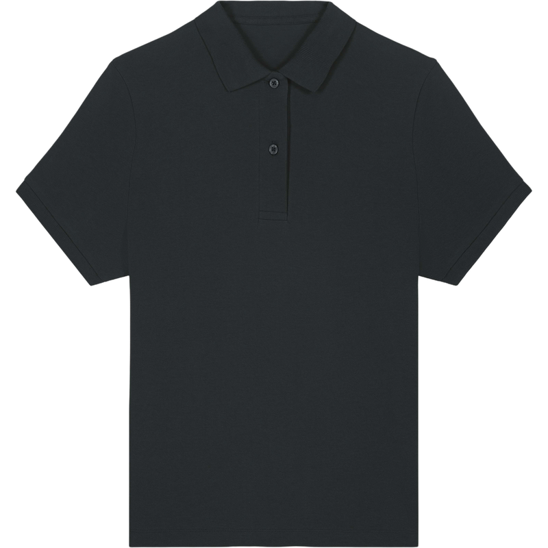 Polo femme Stella Coaster à plat, coloris Black