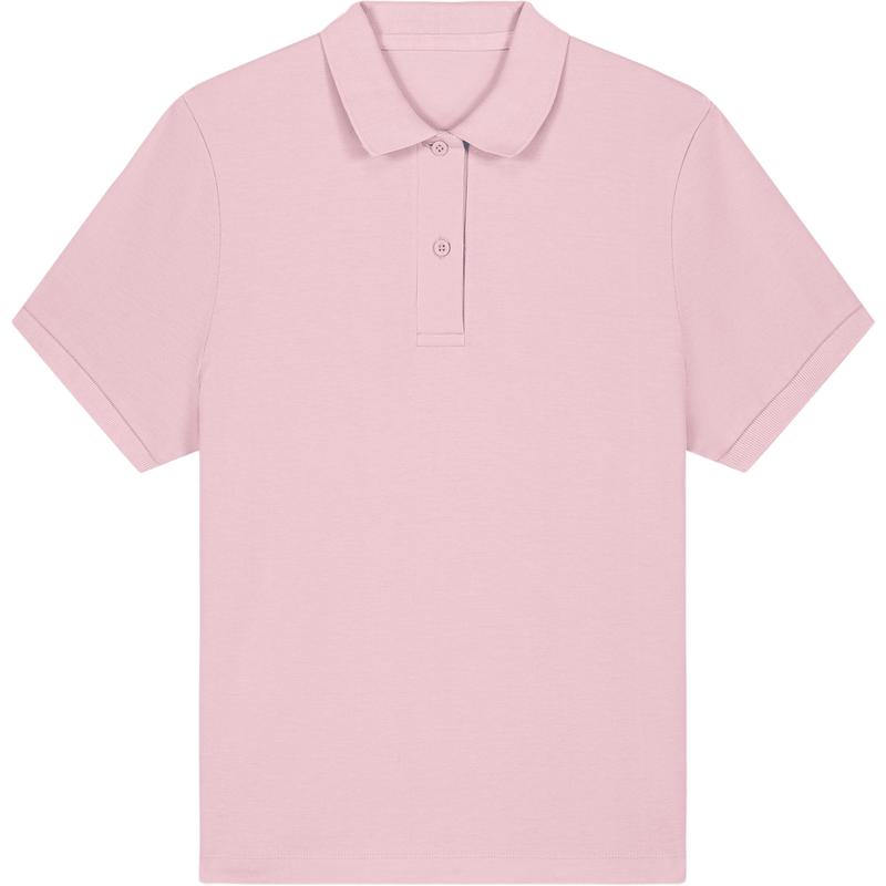Polo femme Stella Coaster à plat, coloris Cotton Pink