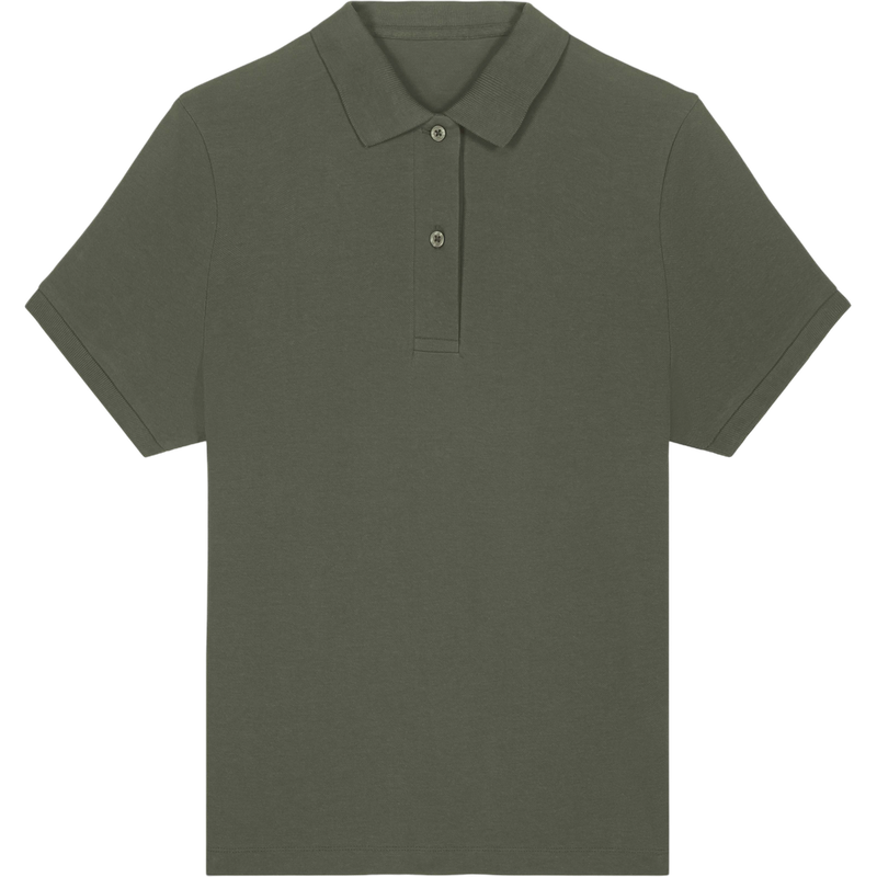 Polo femme Stella Coaster à plat, coloris Khaki
