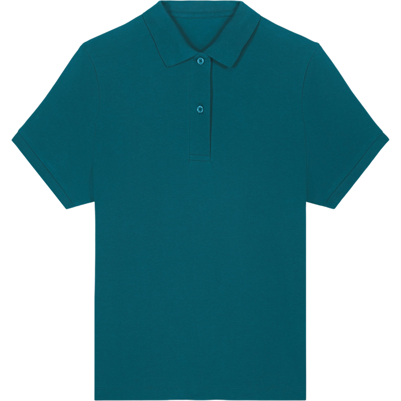 Polo femme Stella Coaster à plat, coloris Ocean Depth