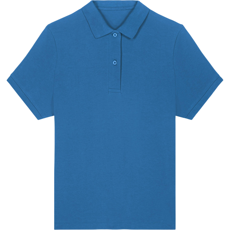 Polo femme Stella Coaster à plat, coloris Royal Blue