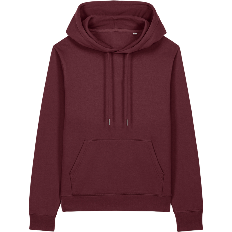 Sweat à capuche femme Stella Gamechanger à plat, coloris Burgundy