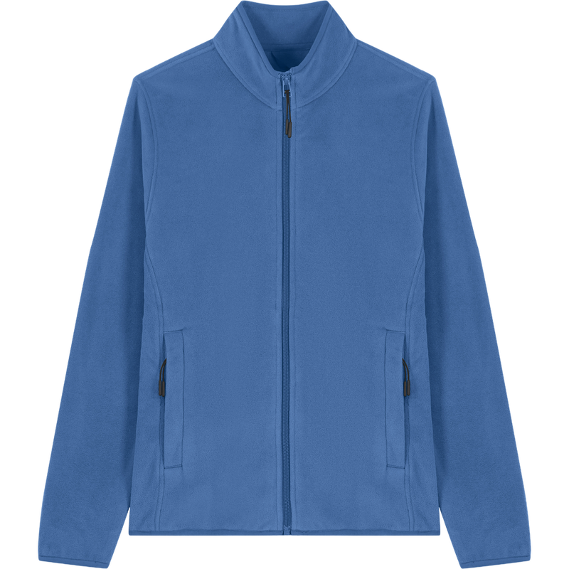 Veste polaire femme Stella Guider à plat, coloris Mindful Blue