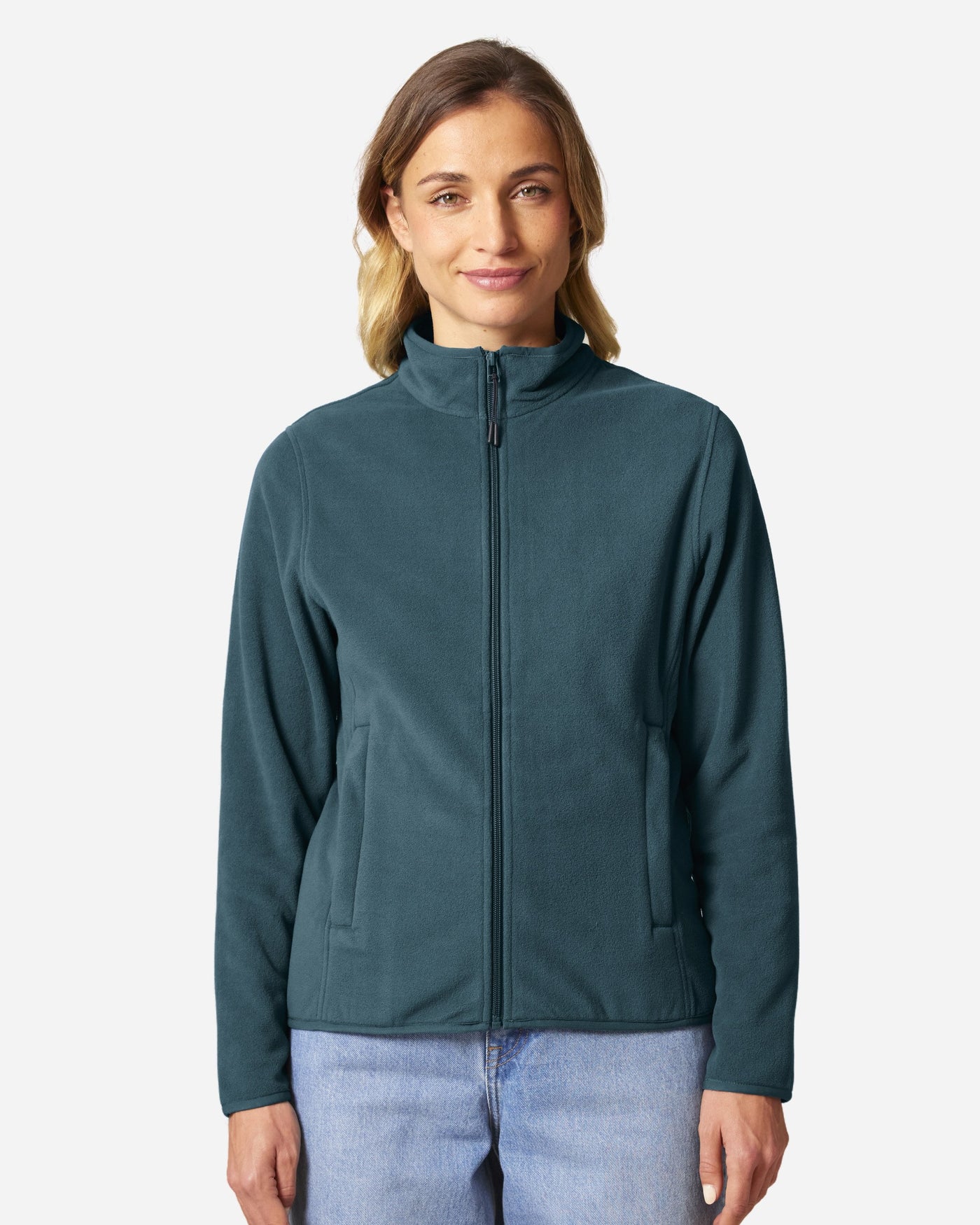 Veste polaire femme Stella Guider porté, coloris Stargazer