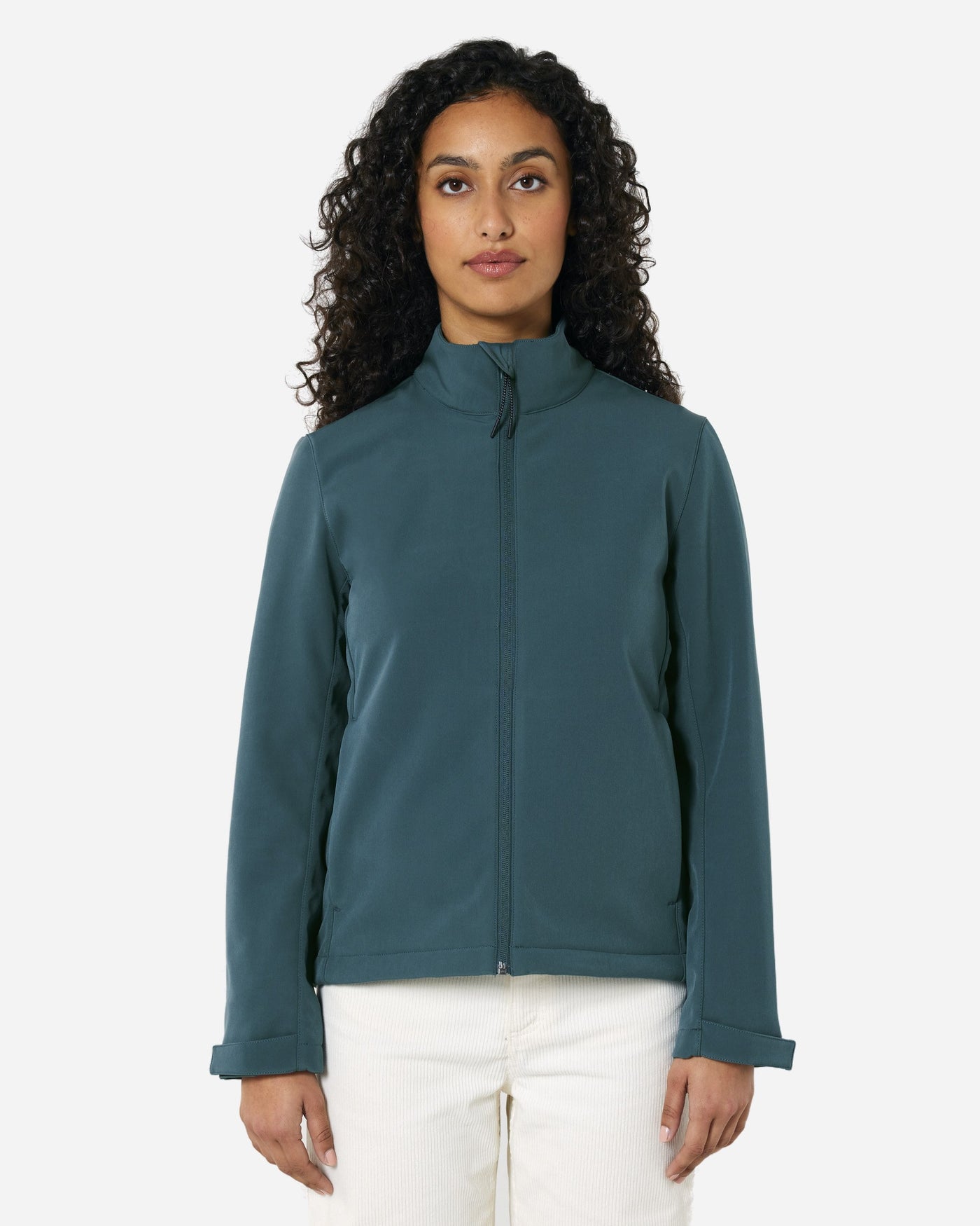 Veste softshell femme Stella Navigator porté, coloris Stargazer