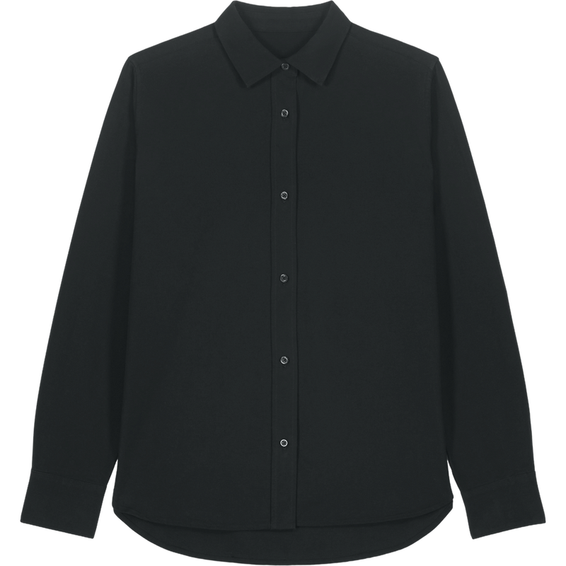Chemise oxford femme Stella Oxford Shirt à plat, coloris Black