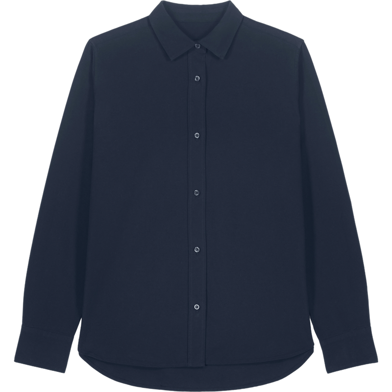 Chemise oxford femme Stella Oxford Shirt à plat, coloris French Navy