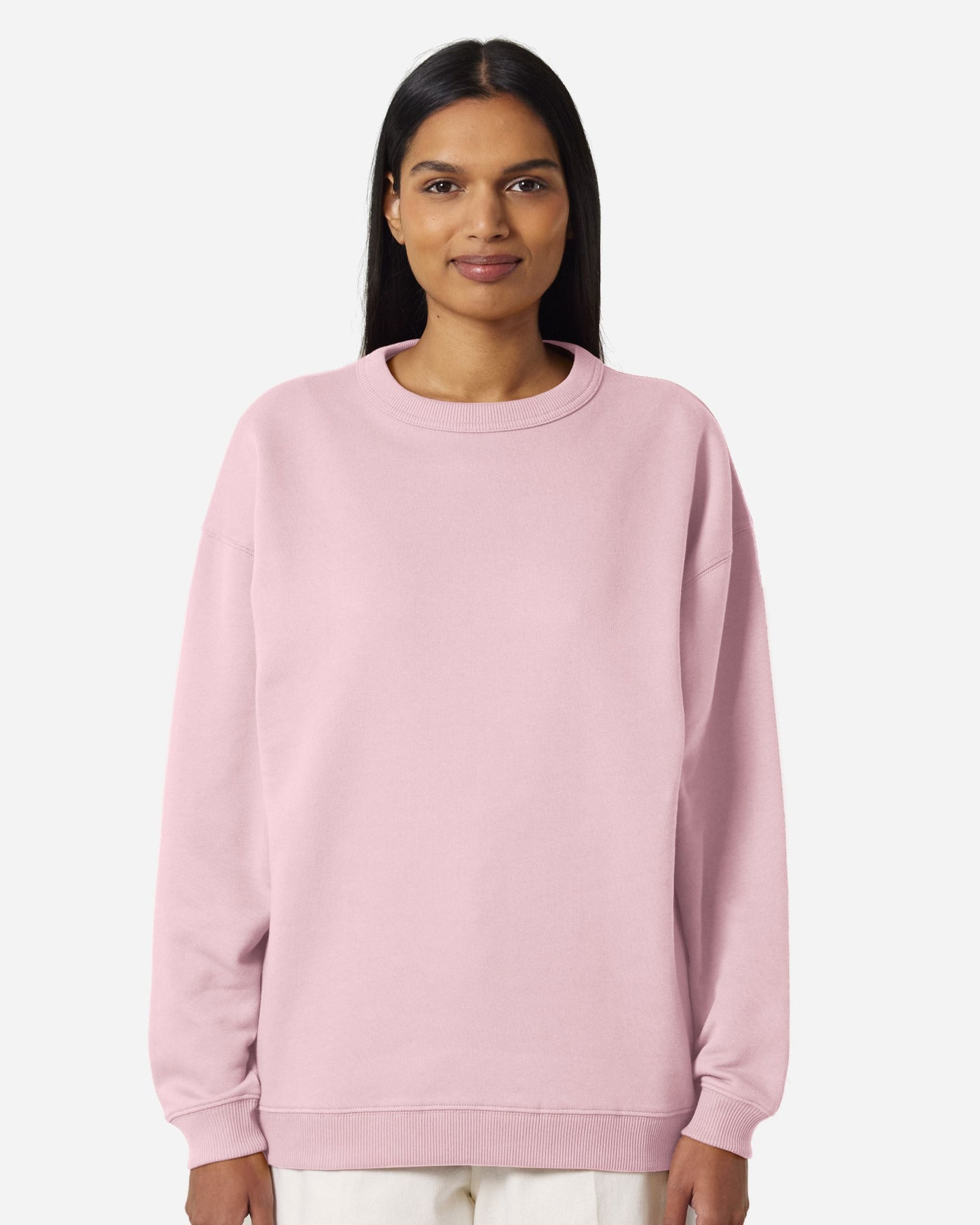 Sweat femme Stella Paloma porté, coloris Cotton Pink