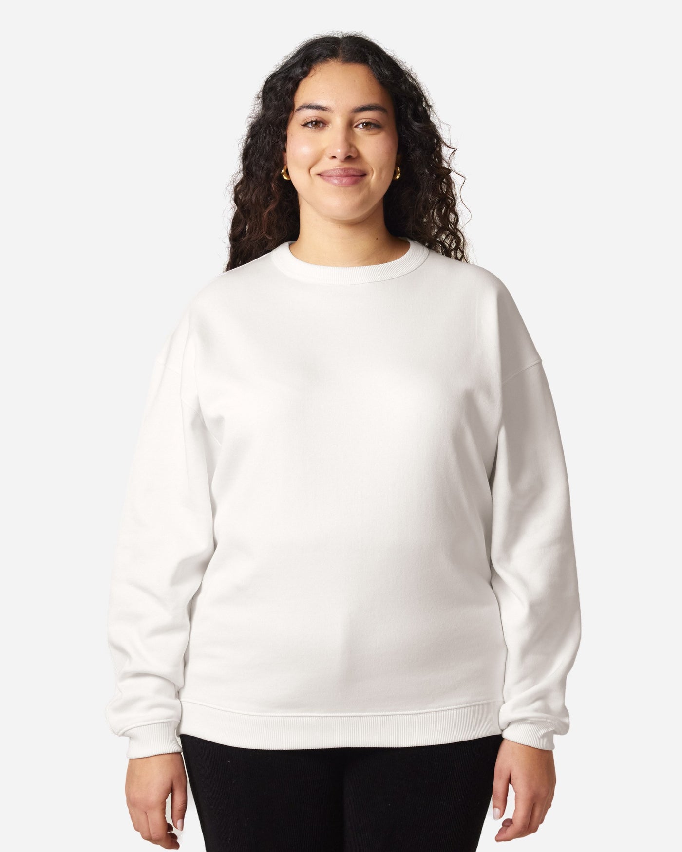 Sweat femme Stella Paloma porté, coloris Off White