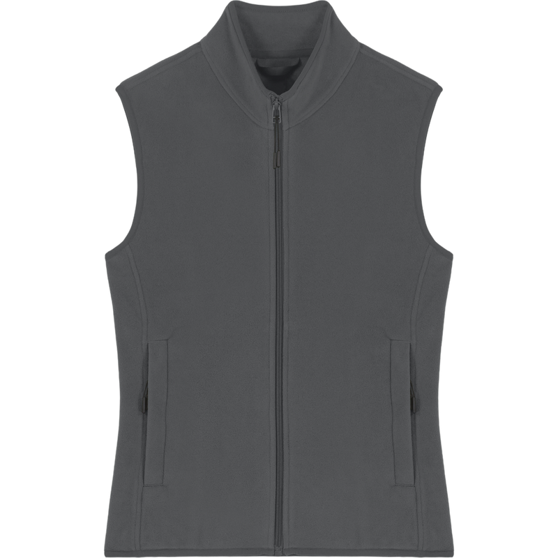 Gilet polaire femme Stella Quester à plat, coloris Anthracite