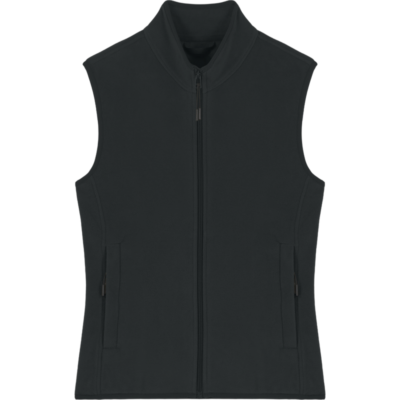 Gilet polaire femme Stella Quester à plat, coloris Black