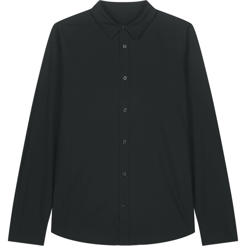 Chemise popeline femme Stella Styler Shirt à plat, coloris Black