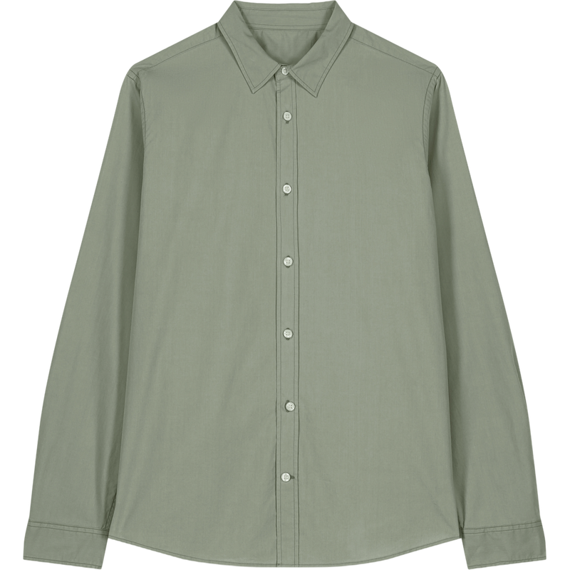 Chemise popeline femme Stella Styler Shirt à plat, coloris Soft Khaki