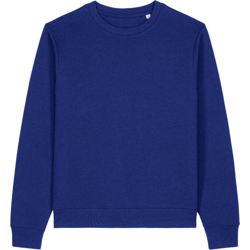 Sweat femme Stella Thinker à plat, coloris Worker Blue
