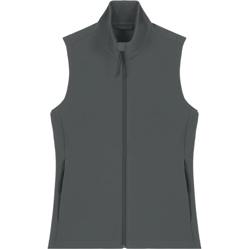 Gilet softshell femme Stella Trail Blazer à plat, coloris Anthracite