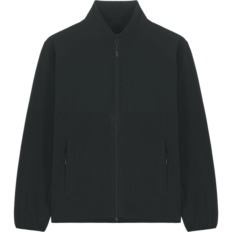 Veste polaire unisexe Trekker à plat, coloris Black