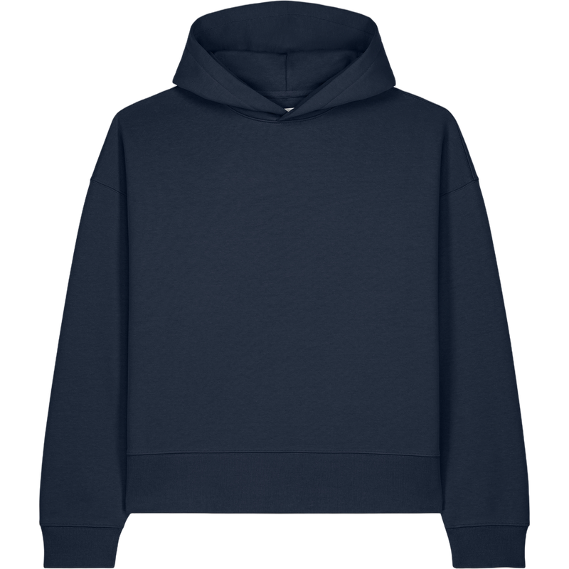 Sweat à capuche unisexe Voicer à plat, coloris French Navy