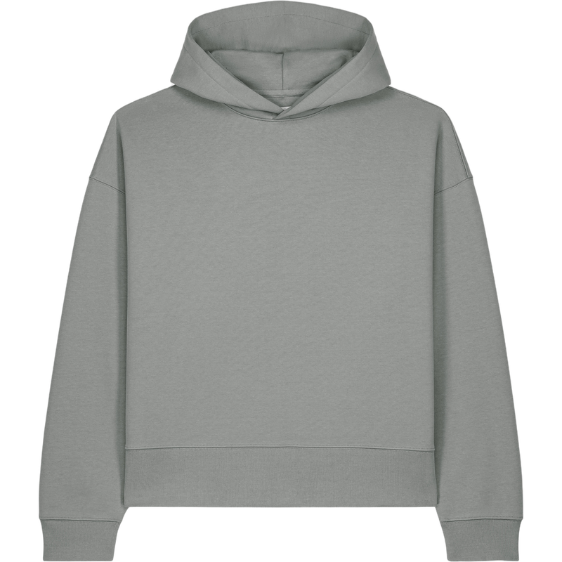 Sweat à capuche unisexe Voicer à plat, coloris Misty Grey