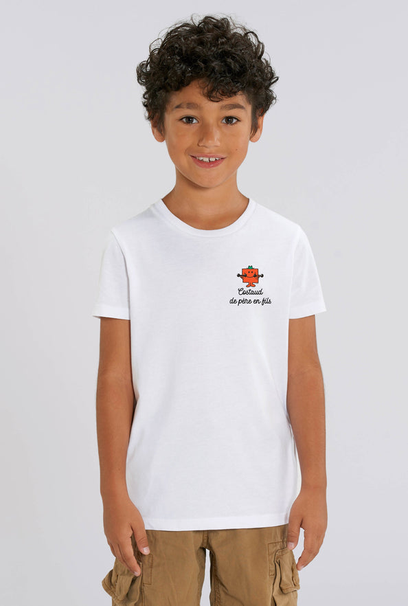 TSHIRT THEBR-COSTAUD DE PERE EN FILS COEUR