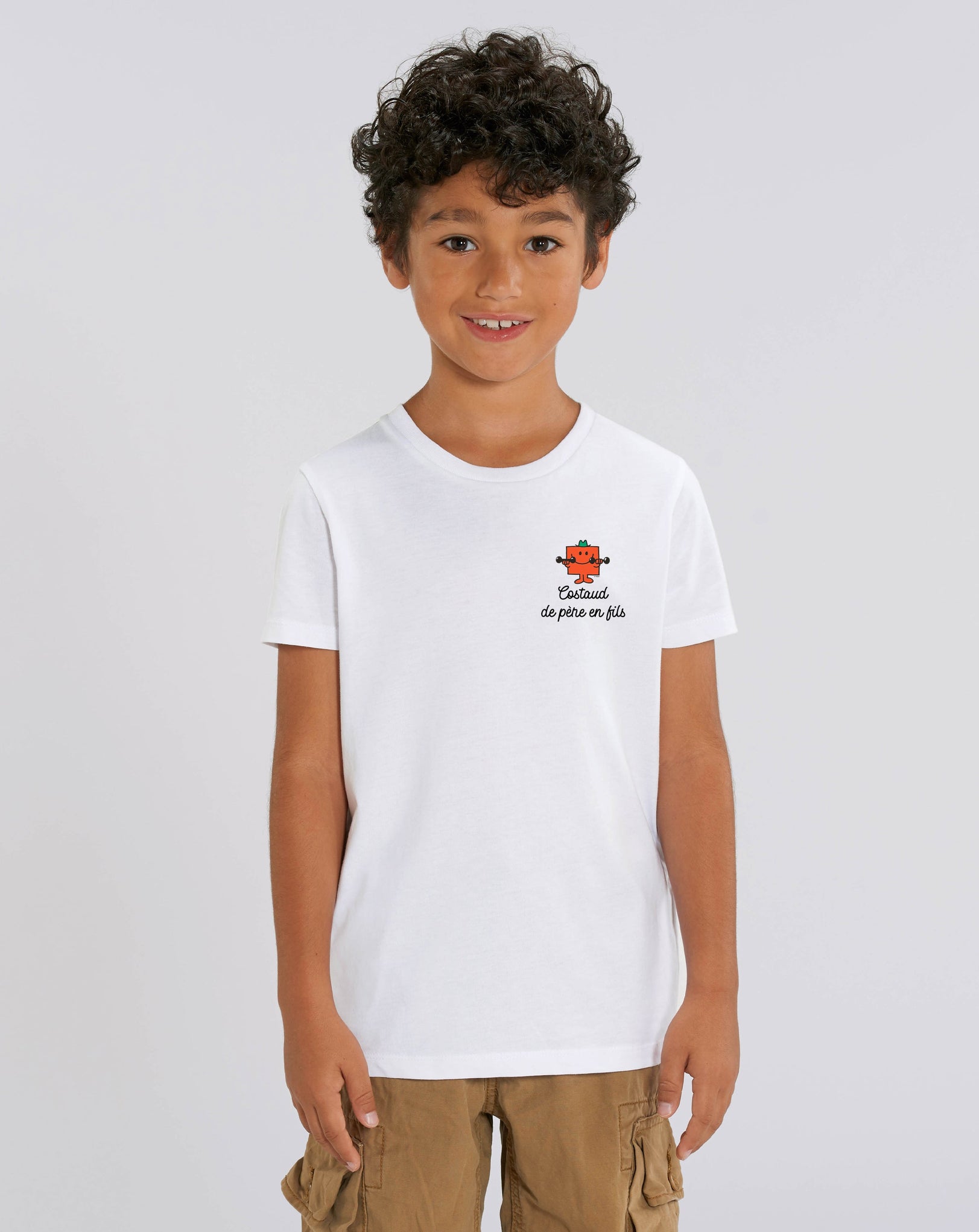 TSHIRT THEBR-COSTAUD DE PERE EN FILS COEUR