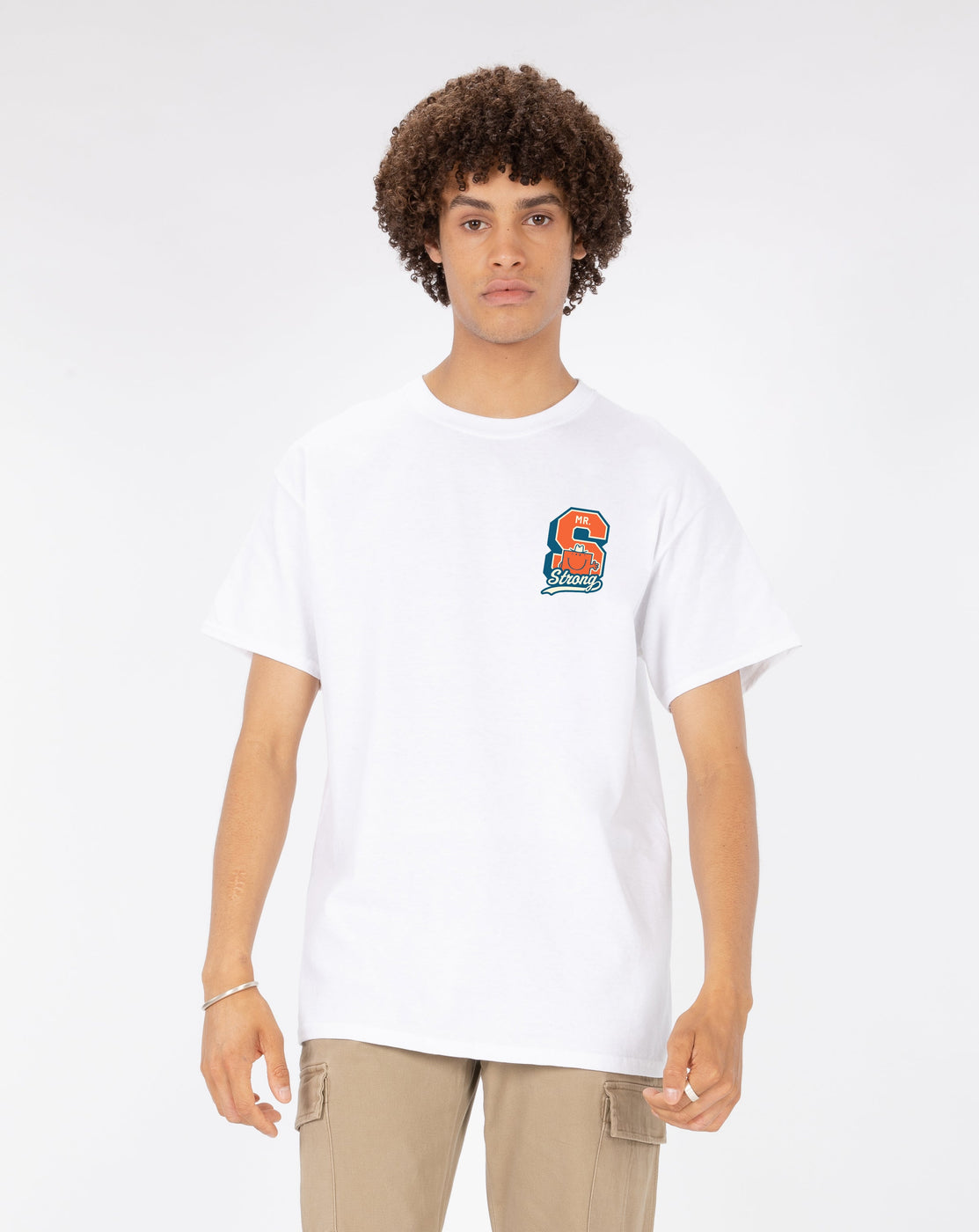 TSHIRT THEBR-LETTRE S MR STRONG COEUR