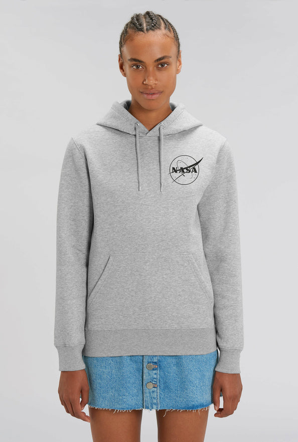HOODIE THEBR-LOGO NASA BLACK AND WHITE HEART