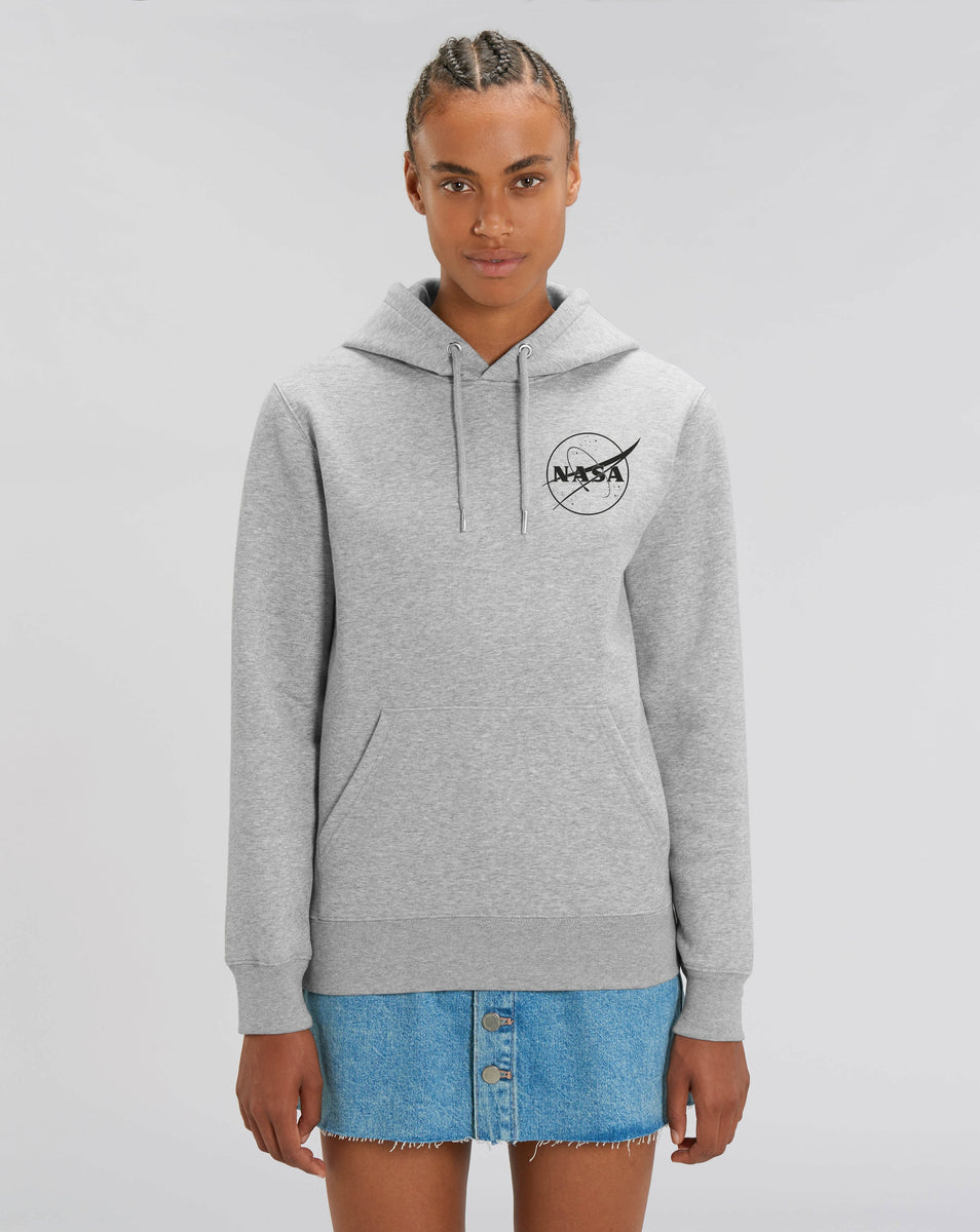 HOODIE THEBR-LOGO NASA BLACK AND WHITE HEART
