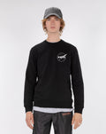 SWEAT THEBR-LOGO NASA BLACK AND WHITE HEART
