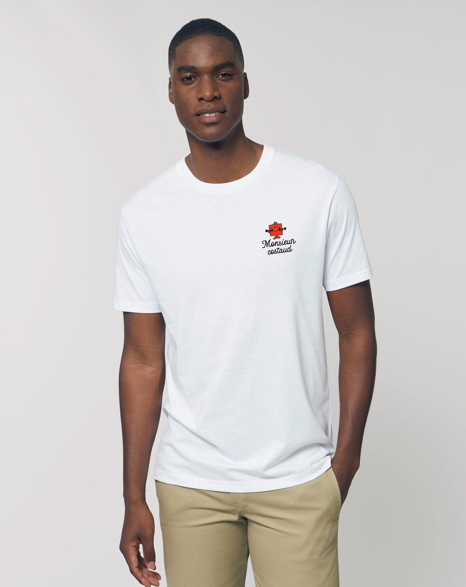 TSHIRT THEBR-MONSIEUR COSTAUD 2 COEUR