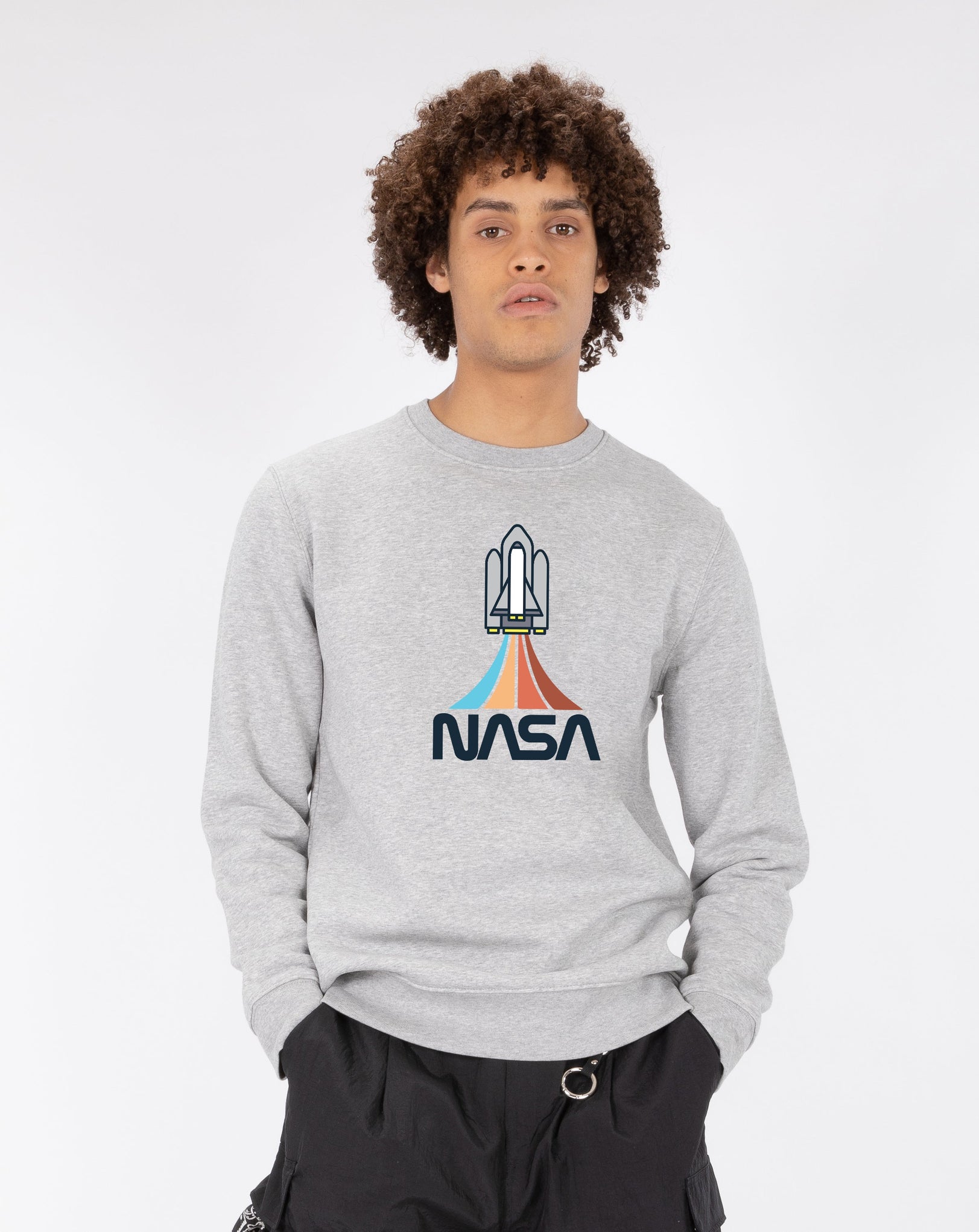 SWEAT THEBR-NASA RAINBOW ROCKET