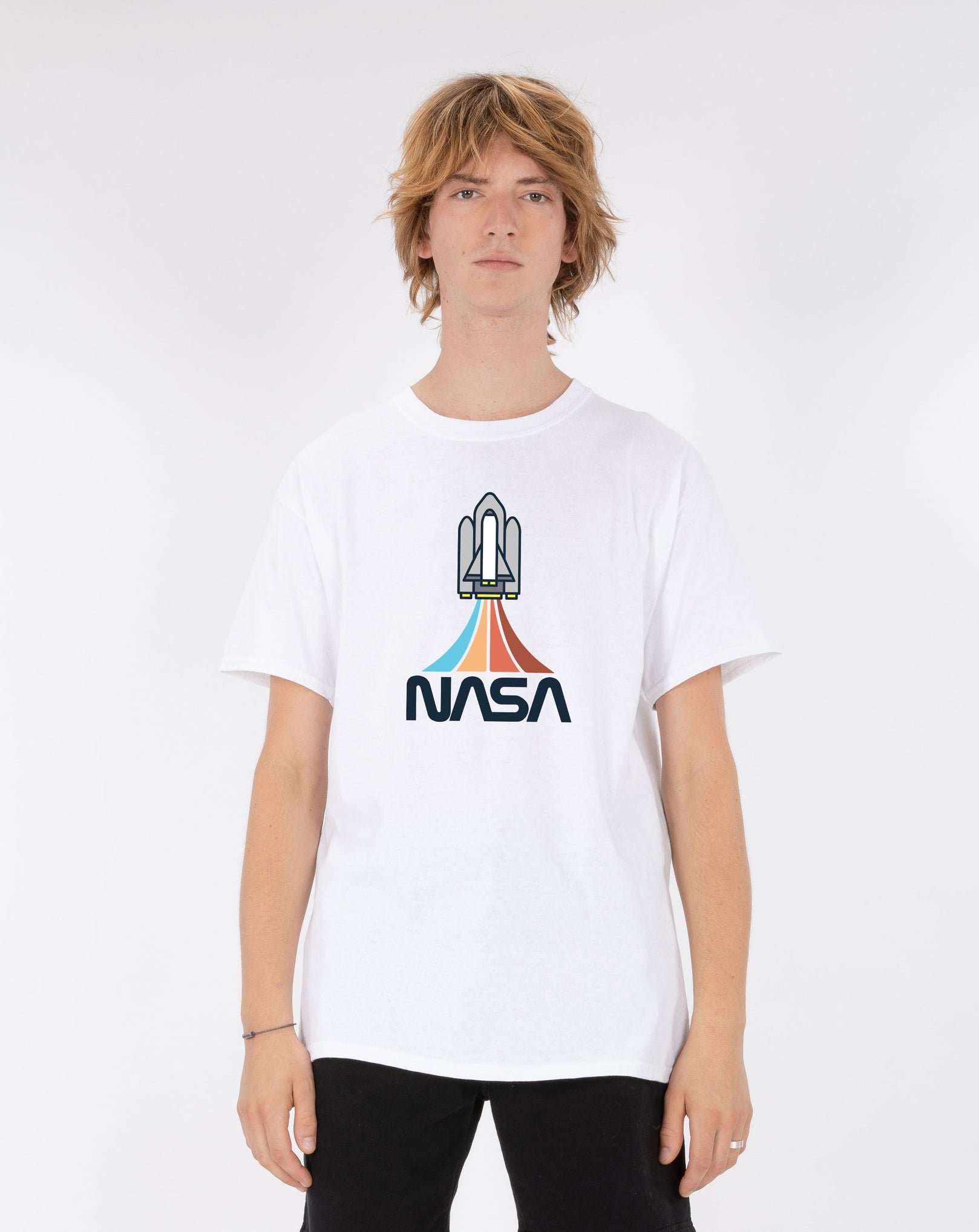 TSHIRT THEBR-NASA RAINBOW ROCKET