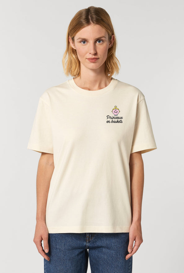 TSHIRT THEBR-PRINCESSE EN BASKET 2 COEUR